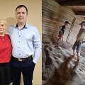 Ūkininkas Tadas Malinauskas su &scaron;eima