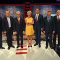 Rasa Tapinienė su kandidatais į Lietuvos prezidento postą