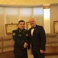 Lietuvos kra&scaron;to apsaugos ministras Juozas Olekas su Ukrainos gynybos ministru  generolu pulkininku Stepanu Poltoraku