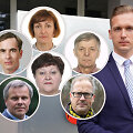 Vilniaus rajono meras Robertas Duchnevičius ir tarybos nariai