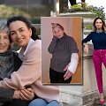 Jurga Anusauskienė su mama Beata-Marija &Scaron;midtiene