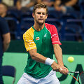 Laurynas Grigelis prie&scaron; Mirzą Basičių