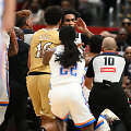 Konfliktas &bdquo;Thunder&ldquo; ir &bdquo;Wizards&ldquo; rungtynėse