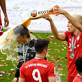 Miuncheno &bdquo;Bayern&ldquo; futbolininkai septintą kartą i&scaron; eilės tapo Vokietijos čempionais.