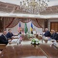 JAV ir Ukrainos derybos Saudo Arabijoje