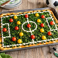Futbolo aik&scaron;tės pica 