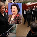 Montserrat Caballe laidotuvės Barselonoje