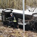 I&scaron;sukant i&scaron; greitkelio į Kauną nuo kelio nulėkė &bdquo;Volkswagen&ldquo;