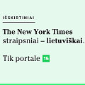 Rinktiniai &bdquo;The New York Times&ldquo; straipsniai lietuvi&scaron;kai