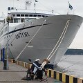 Lainerio "Astor" vizitu Klaipėdos uoste baigiamas kruizinės laivybos sezonas