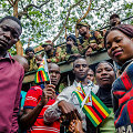 De&scaron;imtys tūkstančių demonstrantų Zimbabvėje reikalauja R.Mugabe atsistatydinimo