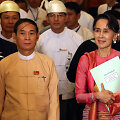  Winas Myintas ir Aung San Suu Kyi 