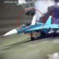 Internete skelbiami vaizdai su neplanuotu pilotų katapultavimu i&scaron; naikintuvo-bombone&scaron;io Su-34