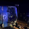 Bajado &bdquo;Mouloudia&ldquo; komandos autobusas pateko į avariją