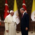 Popiežius Pranci&scaron;kus ir Turkijos prezidentas Recepas Tayyipas Erdoganas