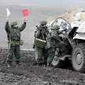 Rusijos remiami Luhansko separatistų kovotojai