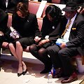 JAV viceprezidentė Kamala Harris dalyvavo nukentėjusiojo laidotuvėse (kairėje)