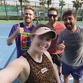 Elina Svitolina su savo komanda