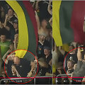 Per begalę emocijų dovanojusias rungtynes Dariaus ir Girėno stadione i&scaron; tribūnos i&scaron;krito vyras