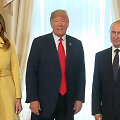 Melania Trump, Donaldas Trumpas ir Vladimiras Putinas