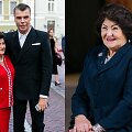Juozas Statkevičius su mama Vanda