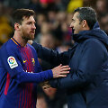 Lionelis Messi ir Ernesto Valverde