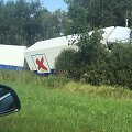 &bdquo;Maxima&ldquo; vilkikas atsidūrė greitkelio griovyje