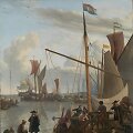 IJ pakrantė Amsterdame. Autorius Ludolf Bakhuysen (1630&ndash;1708). 1673 m. Nr. SK-A-9, Amsterdamo valstybinis muziejus.