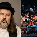 Oskaras Kor&scaron;unovas ir spektaklio &bdquo;I&scaron;varymas&ldquo; akimirka
