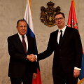 Sergejus Lavrovas ir Aleksandras Vučičius