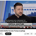 Volodymyras Zelenskis kalbėdamas &bdquo;Fox News&ldquo; ne sykį dėkojo amerikiečiams ir prašė aiškiai pasakyti, kad lieka amerikiečių pusėje