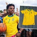 IShowSpeed ir Vilniuje jo dėvėti Lietuvos futbolo rinktinės mar&scaron;kinėliai
