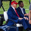 JAV prezidentas Donaldas Trumpas / LAUREN SOPOURN / Getty Images via AFP
