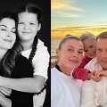 Laura Imbrasienė su dukra ir vyru