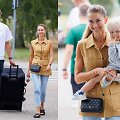Mindaugas Kuzminskas su mylimąja Lina ir sūnumi Jonu
