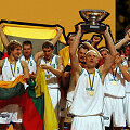 2003 metais Lietuvos krep&scaron;ininkai tapo Europos čempionais