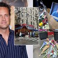 Matthew Perry gedintys gerbėjai renkasi prie &bdquo;Draugų&ldquo; būstinės Niujorke