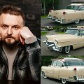 Stanislavas Stavickis-Stano ir jo retro automobilis &bdquo;Cadillac&ldquo;