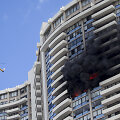 Gaisras daugiaauk&scaron;tyje Honolulu