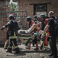 Rusai ap&scaron;audė gydymo įstaigą Charkive