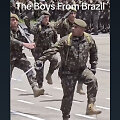 Vaizdo įraše matomi ne NATO narės, o Brazilijos kariai