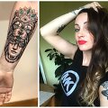 Benita Slavinskaitė ir tatuiruočių pavyzdžiai