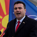 &Scaron;iaurės Makedonijos premjeras Zoranas Zajevas