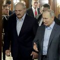 Aliaksandras Luka&scaron;enka ir Vladimiras Putinas