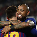 Lionelis Messi ir Arturo Vidalis