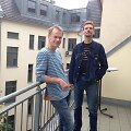 Renatas Neverbickas (kairėje) ir Ramūnas Danisevičius Berlyne