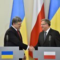 Petro Poro&scaron;enka ir Bronislawas Komorowskis Var&scaron;uvoje 