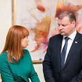 Jurgita Petrauskienė ir Saulius Skvernelis