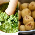 Naminis pesto padažas ir &scaron;viežios bulvytės
