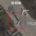 Po Ukrainos dronų atakos nukentėjęs Rusijos bombone&scaron;is Tu-95MS &bdquo;Belajos&ldquo; aviacijos bazėje